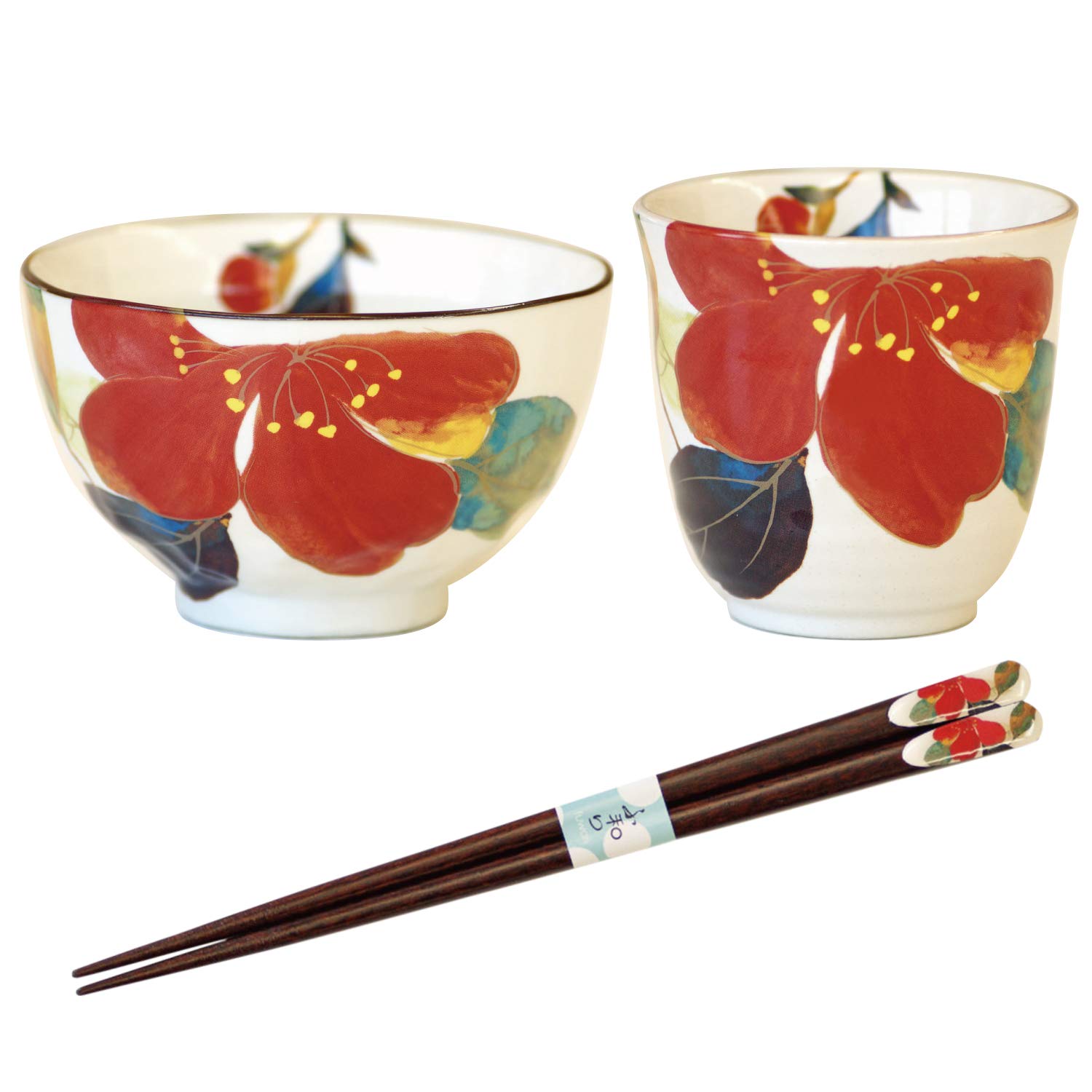 茶道具 清水焼 山茶花 菓子鉢 竹箸付 箱入 729 茶道具 清水焼 山茶花 菓子鉢 竹箸付 箱入 729 茶道具 清水焼