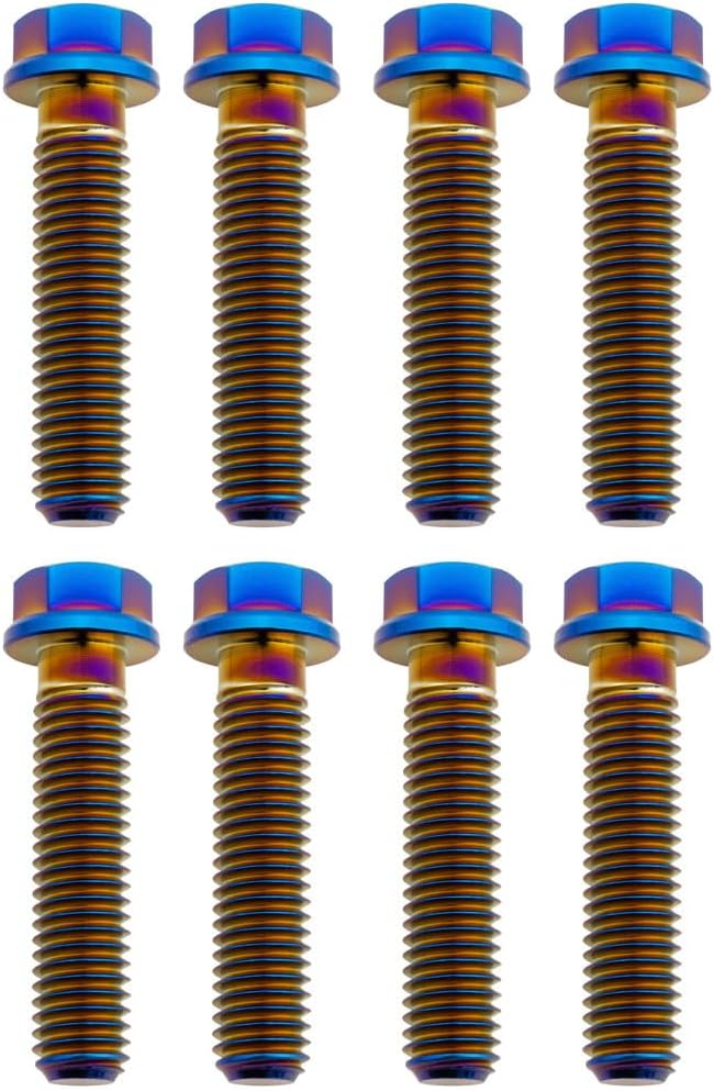 TUSK Titanium Triple Clamp Bolt Kit Luxon Triple Clamp Burnt Blue for GASGAS MC 300 2025