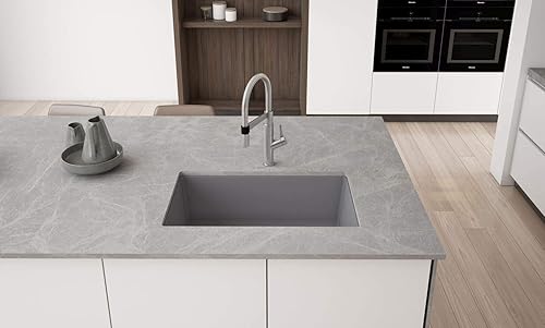 Miniatura 2 de BLANCO 442536 PRECIS SILGRANIT Fregadero de cocina empotrado, gris metálico