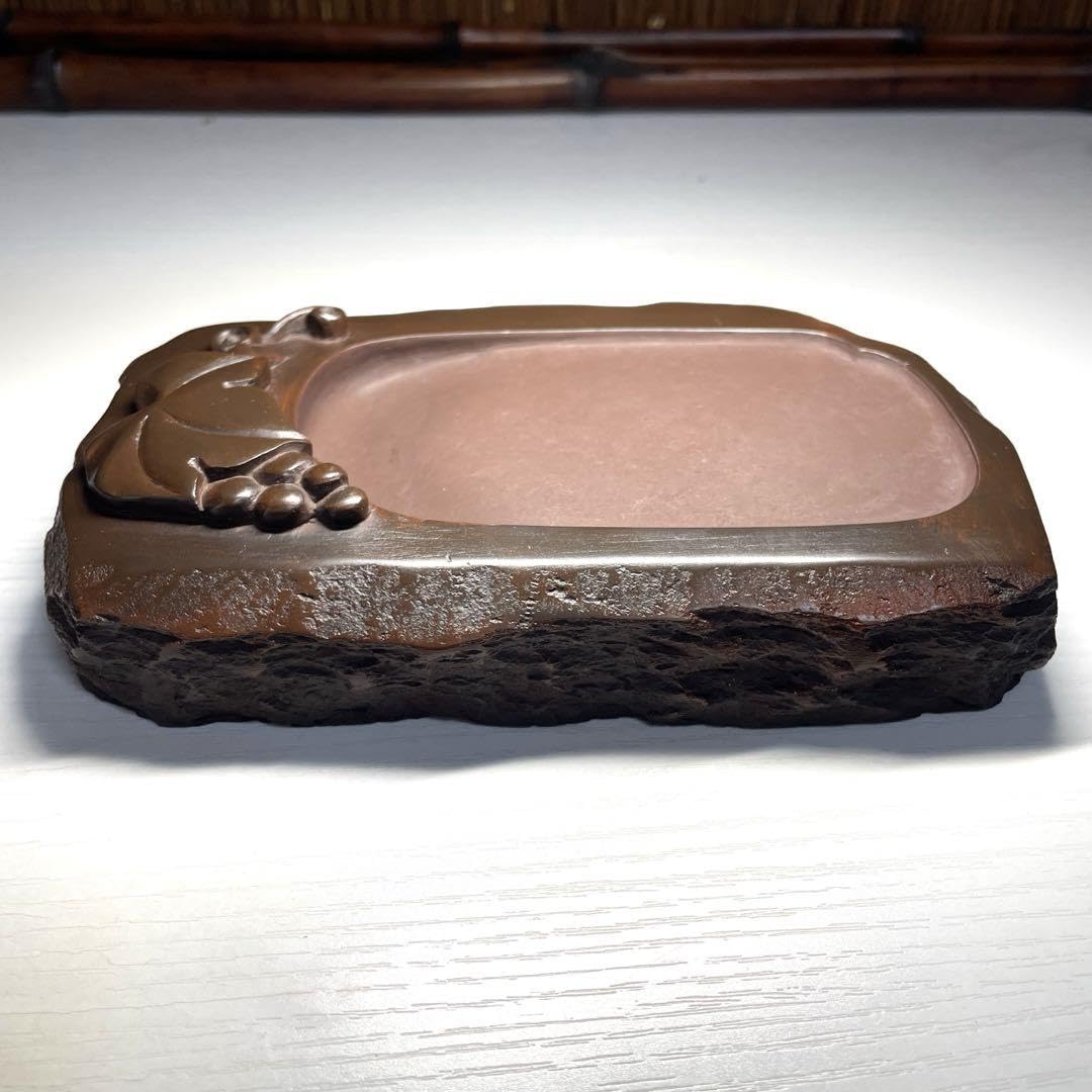 Amazon.co.jp: 赤間硯 龍泉作 硯 書道具 和硯 すずり : 文房具