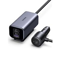 UGREEN 150W Caricatore Auto USB C GaN Caricabatterie Accendisigari 4 Porte