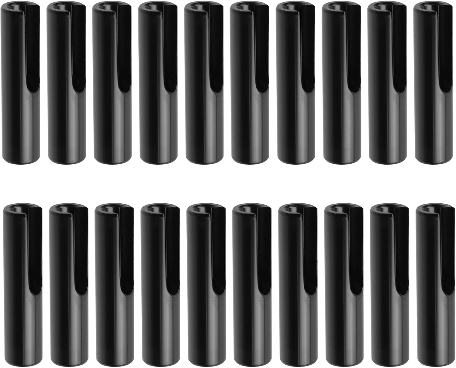 20 Pcs Black Metal Cable Railing Hardware Kit for Wire Rope | Invisible Steel Stainless Cable Railing Toggle Anchor, Fit 3/16" wire with Angle Adjustable Stair Corner Post and Wall Post