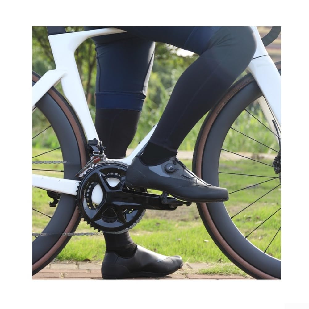 Jambières de cyclisme, manches thermiques antidérapantes pour homme de 50 à 95 kg, doublées de polaire, chaudes, à séchage rapide, pour l'automne et l'hiver