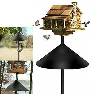 Universal Wrap Around Squirrel Proof Guard Baffle Bird Feeder Station Dome Stop Stealing Bird Feed Guard for Protects Hanging Bird Feeders, Bird Seed Trays