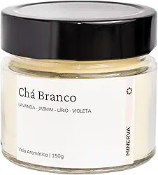 MINERVA - Vela Aromática Perfumada Aroma Chá Branco Bulhões - 150g