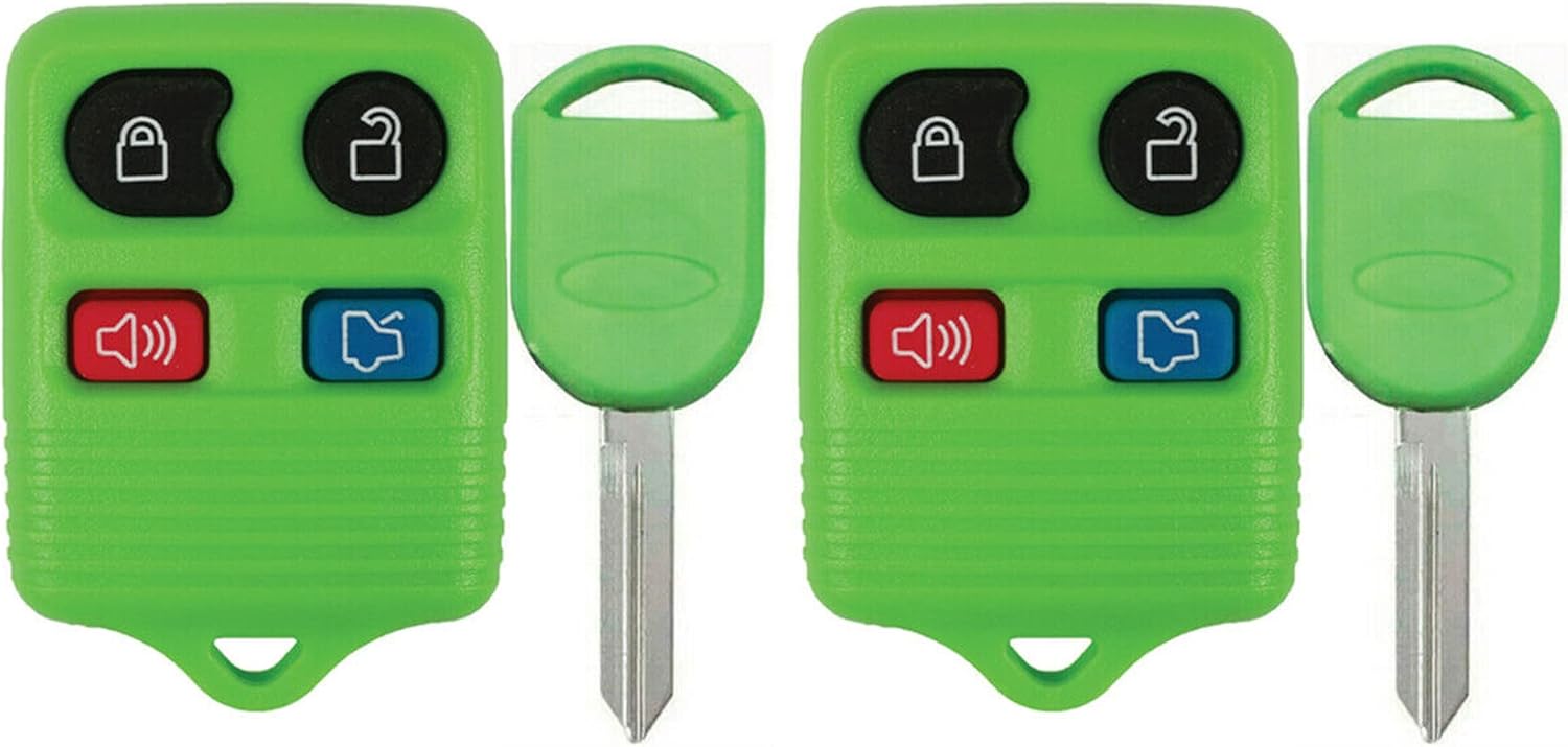 2X New Replacement Keyless Remote Key Fob Compatible with & Fits for Ford Lincoln Mazda Mercury 80 chip