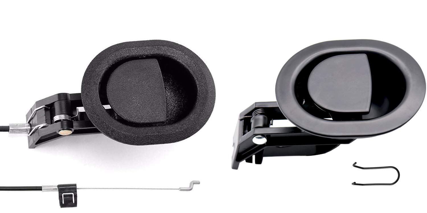 ttmagicUniversal Plastic Recliner Pull Handle Replacement with Cable (Exposed Cable Length 4.9", Total Length 31") and Metal Handle, Fits Ashley and Most Recliner Sofa Brands