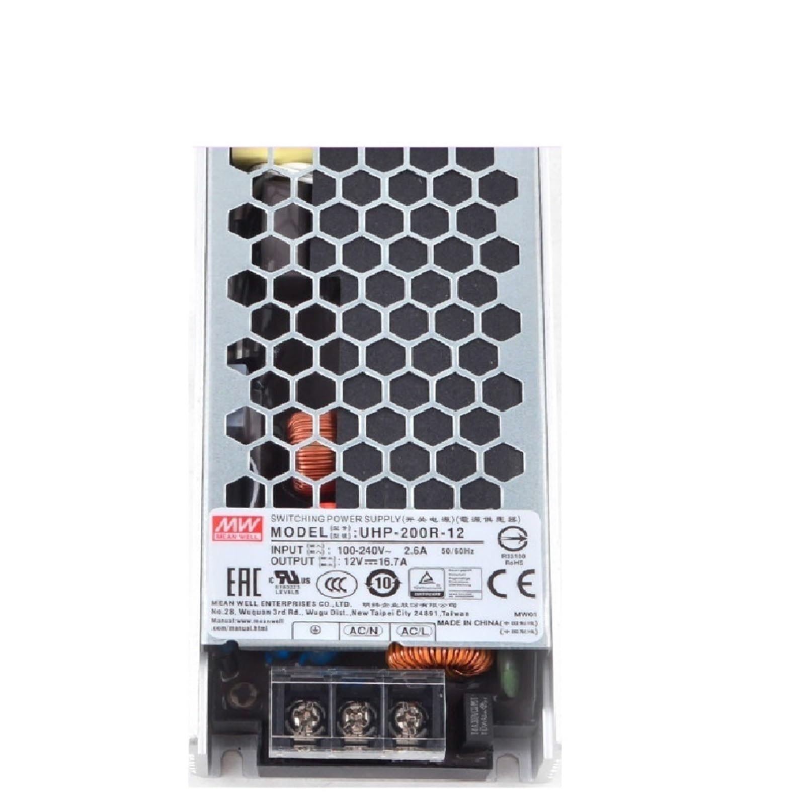 PWANUIGTE UHP-200R UHP-200R-5 UHP-200R-12 UHP-200R-24 UHP-200R-36 UHP-200R-48 UHP-200R-55 200W Slim Type with PFC Switching Pow(UHP-200R-48V 4.2A)