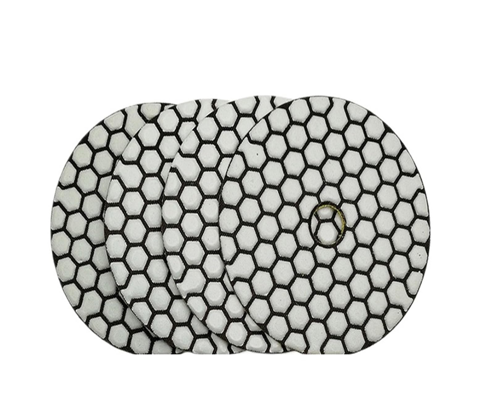 7pcs 4"/100mm Diamond Dry Polishing Pad For Granite Marble Grit Flexible Resin Sanding Disc Stone Polisher Pad