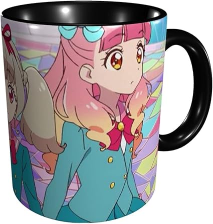 Amazon Co Jp アイカツ アイドルカツドウ マグカップ 陶器 マグカップ 大きい耐熱 電子レンジ温め 真空断熱330ml 贈り物 かっこいい おしゃれ かわいい ホーム キッチン