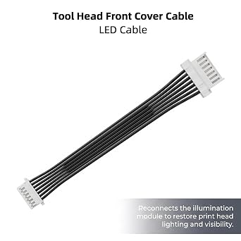 3D Printer Accessories Compatible with BambuLab X2D Cable Pack(3-in-1) Kit, Separate Internal Connection Wire Replacement for Signal or Power Transfer