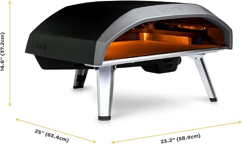 Ooni Koda 16 Four à Pizza à Gaz – 37mBar Four à Pizza Extérieur Portable – Cuire d'Authentiques Pizzas sur Pierre en 60 Secondes – (FR Uniquement- 37 mBar) - 5