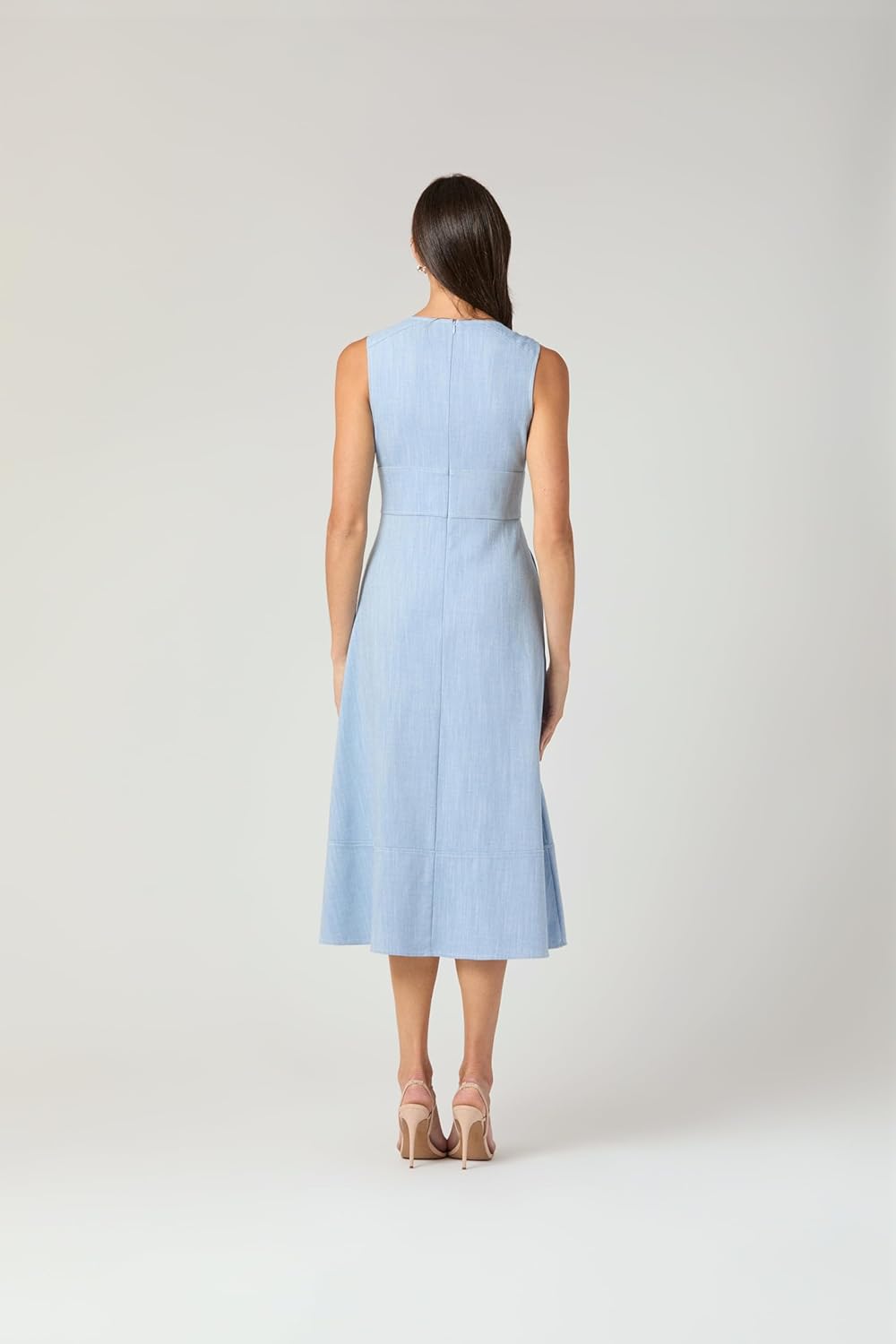 Shoshanna Women's Sky Chambray Skipper Dress - Image 2