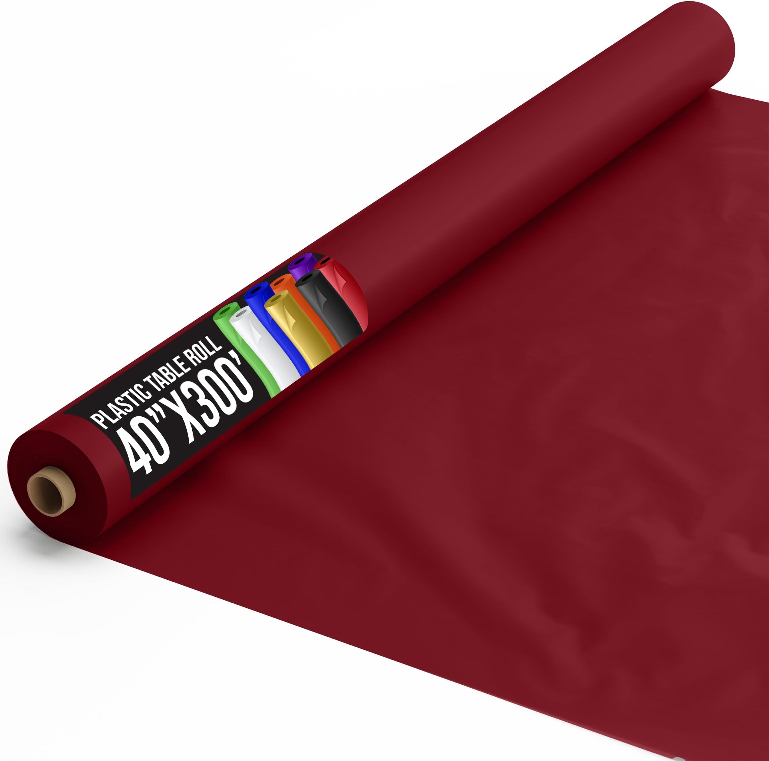 Schorin Plastic Party Banquet Table Cover Roll 300 ft. x