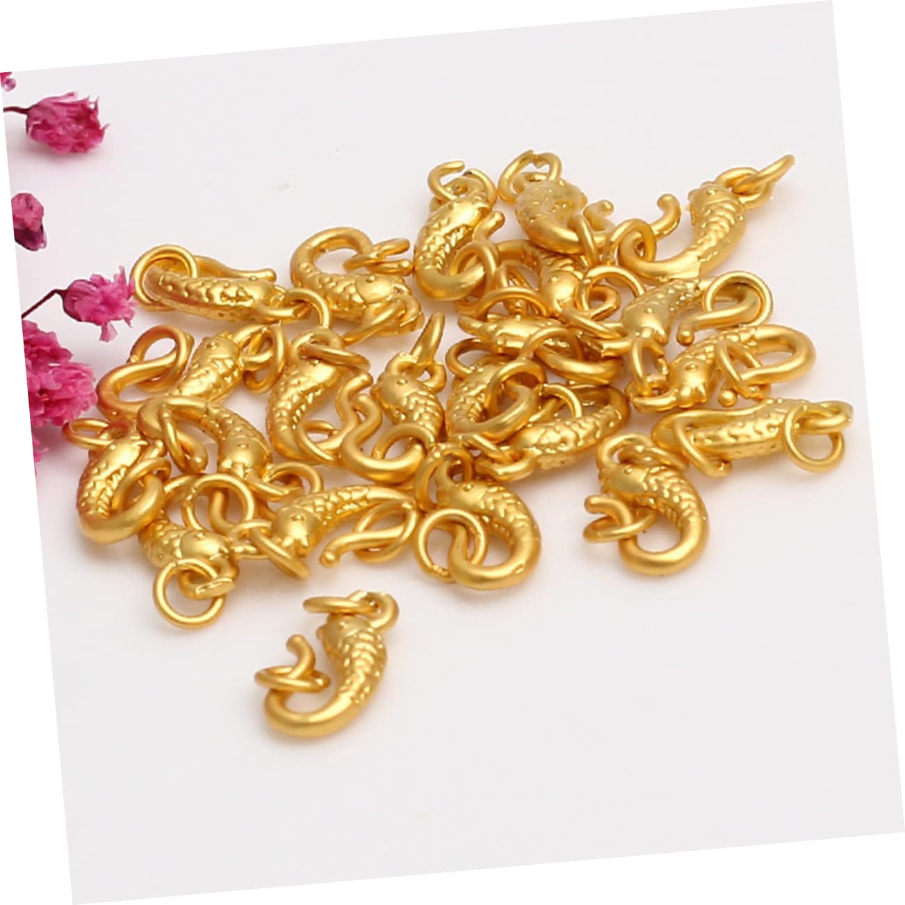 Lurrose 40 Stück Armband Gliederschnalle DIY Armbandverschlüsse Schnallenverschlüsse Für Halskettenverschlüsse Armbandverbinder Armbandverschlüsse Schmuckverlängerungsverschluss DIY