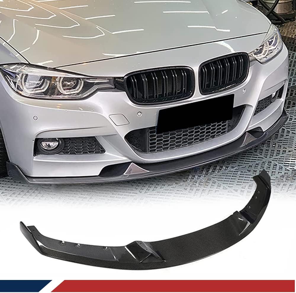 Amazon.com: Carbon Fiber Front Bumper Lip for BMW 3 Series F30 2013 ...