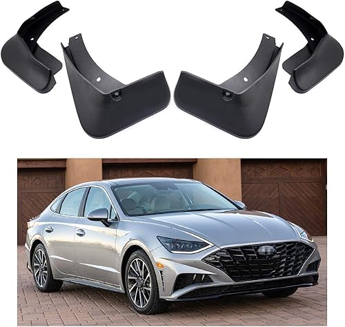 4 guardabarros de coche, guardabarros para barro compatibles con Hyundai Sonata 2020 2021 2022 2023