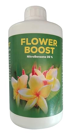 Flower Boost Original 35% W/W Nitro Benzen For All Crop | Plant Fertilizer for Potted Plant | Plant Growth Enhancer | Soil Conditioner | Improve Plant Root System (2 lit)