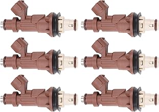 TRQ Fuel Injector Set Compatible with 1999-2002 Toyota 4Runner 1999-2004 Tacoma 2000-2004 Tundra