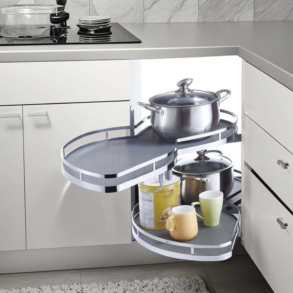 Organizador de gabinete de esquina ciega: la bandeja oscilante perfecta para tu cocina diaria