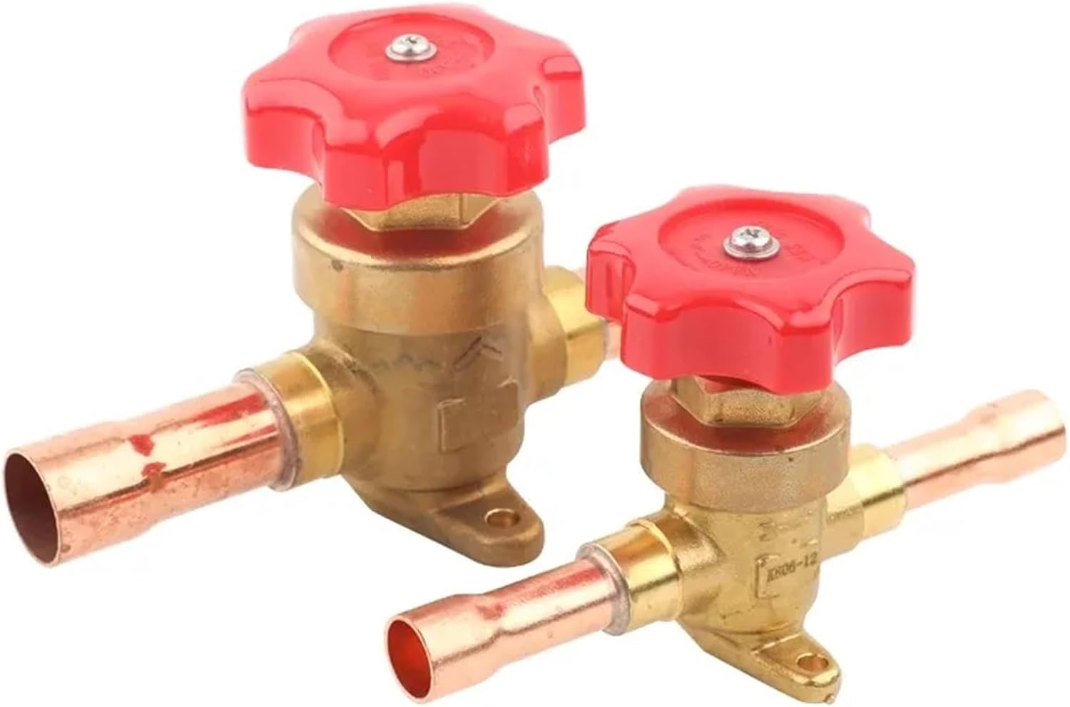 Diaphragm Hand Valve Refrigeration Screw Welding Copper Refrigerant Manual Stop Valve 1Pcs(1-2 ODF)