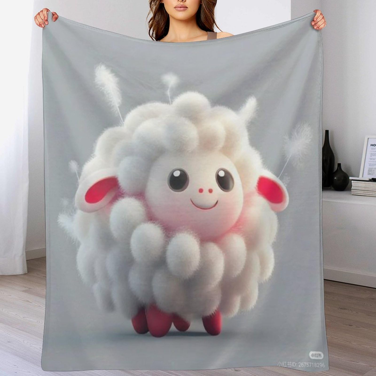 Couverture mouton en flannel douce et chaude pour un hiver cocooning