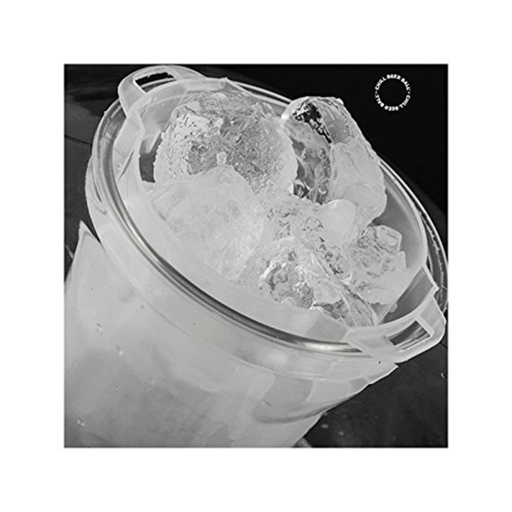 Freedi Dispensador de bebidas de 3,5 litros con forma de bola para cerveza, dispensador de bebidas con núcleo de hielo