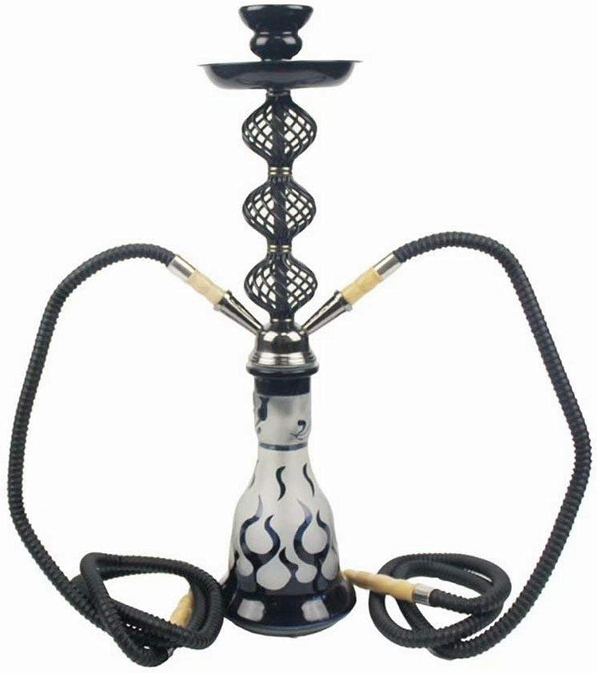 Conjunto De La Copa De Hookah Portable Luxury Modern 2 Hose Shisha Combo Set De Combo Viene Con 2 Mangueras De Alta Calidad Y Kits De Cachimba Unisex