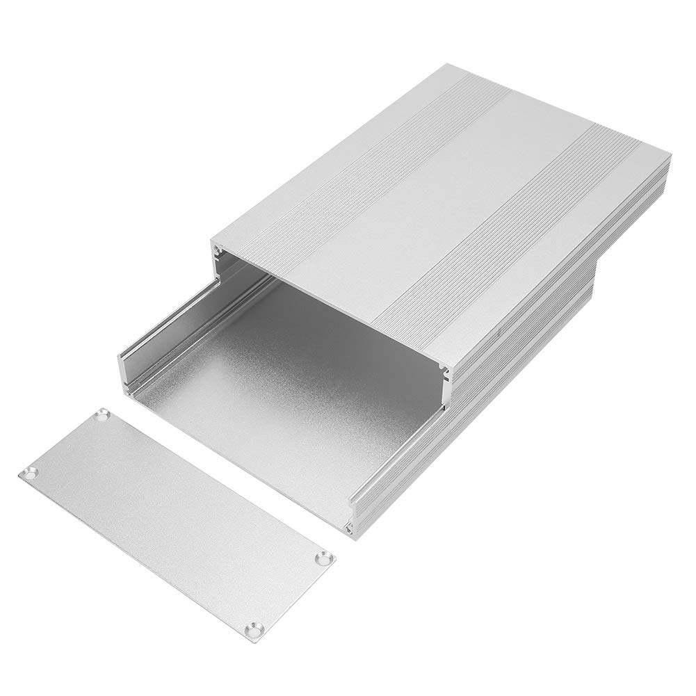 Aluminiowa obudowa, aluminiowa obudowa DIY Chłodnica instrumentu PCB Elektroniczna obudowa projektu 54 × 145 × 200 mm na produkty elektroniczne, płytka drukowana