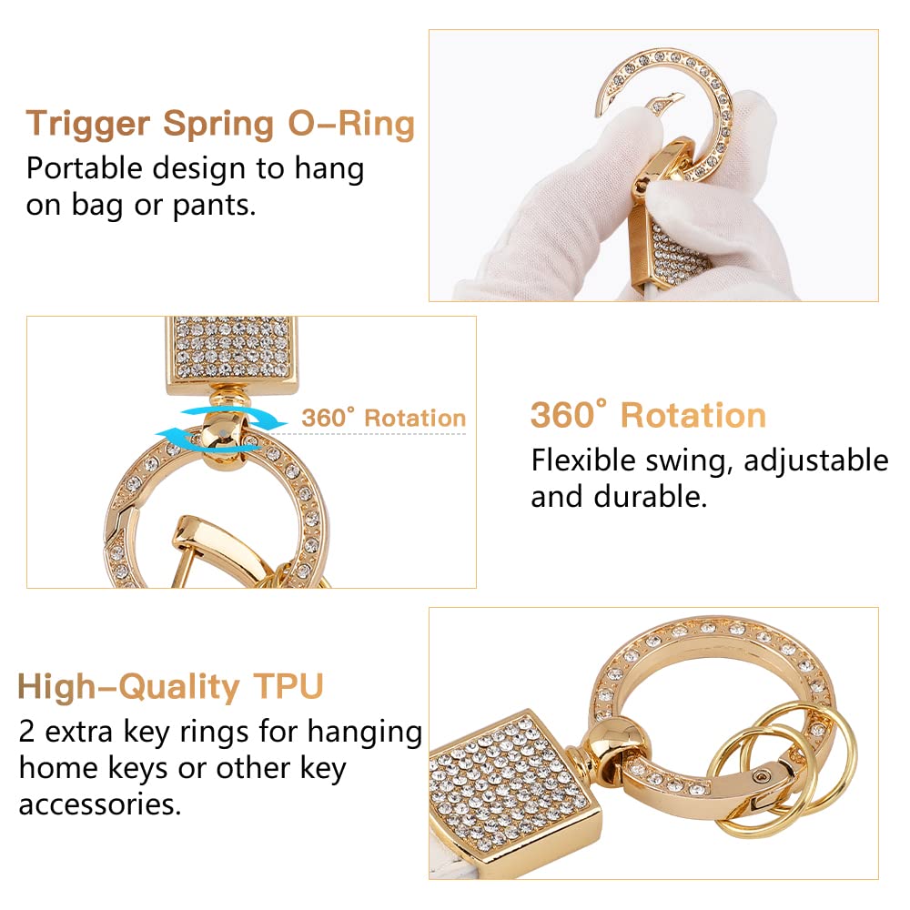 1797 Key Fob Cover for Buick Encore Enclave Envision LaCrosse Regal Accessories Bling Car Remote Key Chain Case — view 5