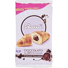 12 x Bauli Cornetti Croissant Cioccolato Chocolate Brioche Cakes Cocoa 6 x 50 g Chocolate 300 g