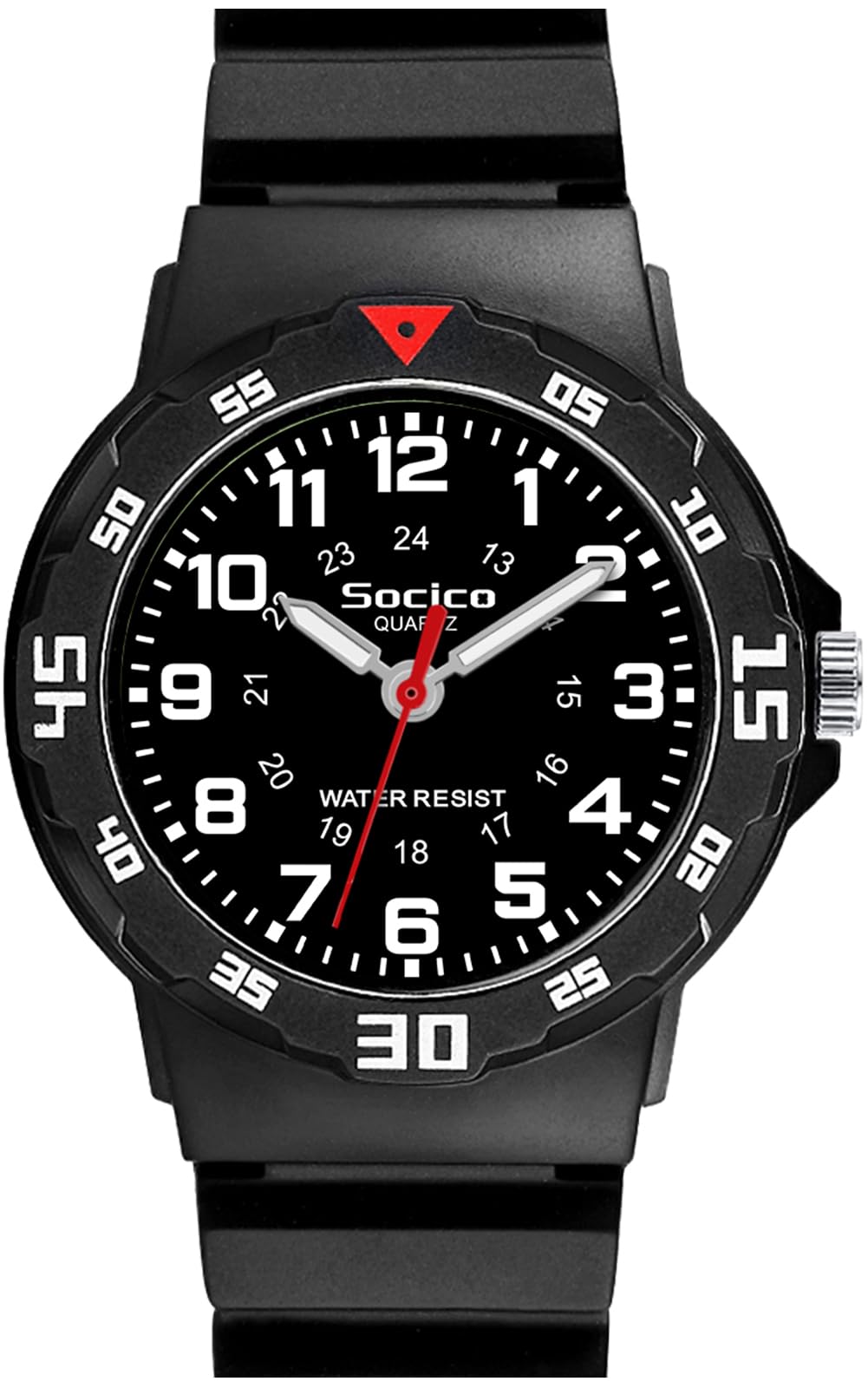 SOCICO Reloj mecánico para niños, Apto para niños de 3 a 12 años, diseño Resistente al Agua, función de Aprendizaje de la Hora, fácil de Leer, un Regalo excelente