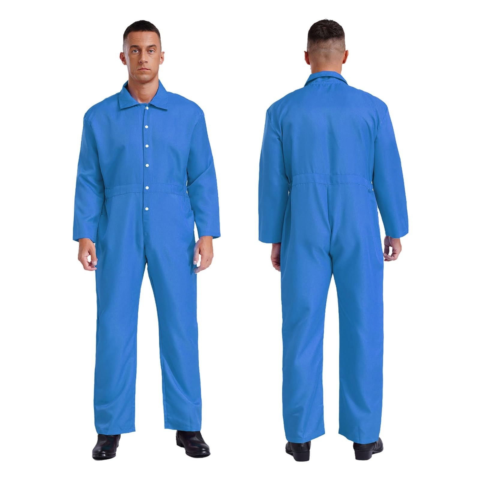 Tuta Da Lavoro Da Uomo Tuta da uomo e donna, tuta con risvolto, manica lunga, meccanico, uniformi officina, volo