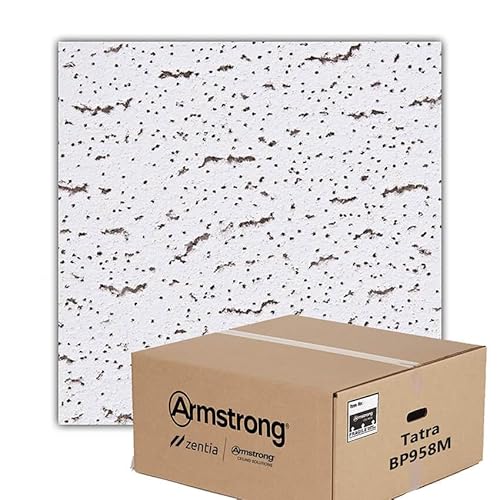 JUDGE INTERIORS - Armstrong Tatra Ceiling Tiles 600mm x 600mm - Box of 16