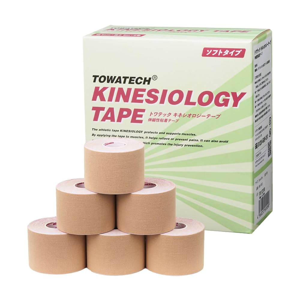 5cm×5m 24個（6個×4箱）TOWATECH キネシオロジーテープ 5cm×5m 24個（6個×4箱）TOWATECH キネシオロジーテープ 5cm×5m