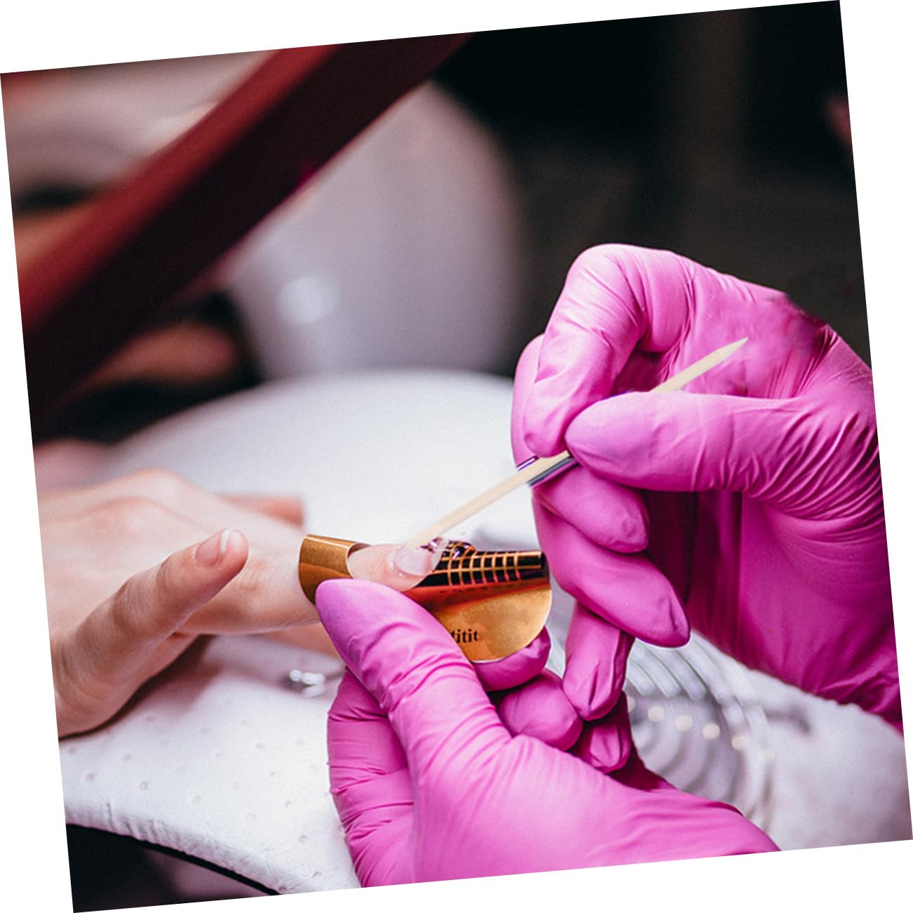 Ipetboom Manicure Cleaning Stick Nail Art Tools Cuticle Orange Sticks Fingernail Dead Skin