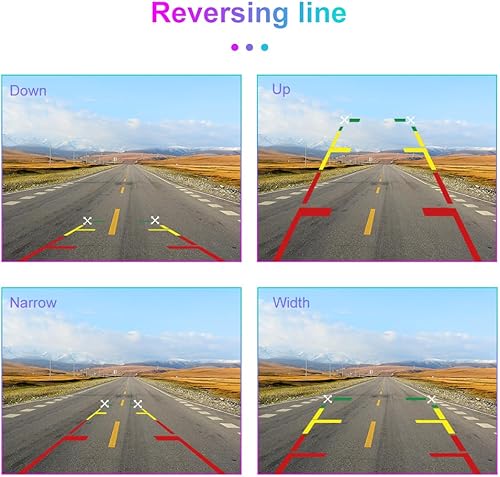 Miniatura 7 de Hikity Cámara de espejo retrovisor frontal y trasero con CarPlay Android Auto, cámara inteligente de espejo retrovisor de 11.26 pulgadas con cámaras
