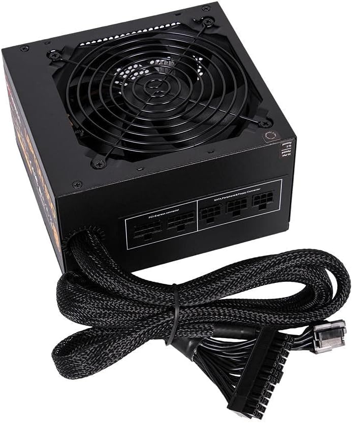 ROSEWILL Computer Modular Power Supply, 80 Plus Gold Certified 500W Gaming Power Supply thumbnail 2