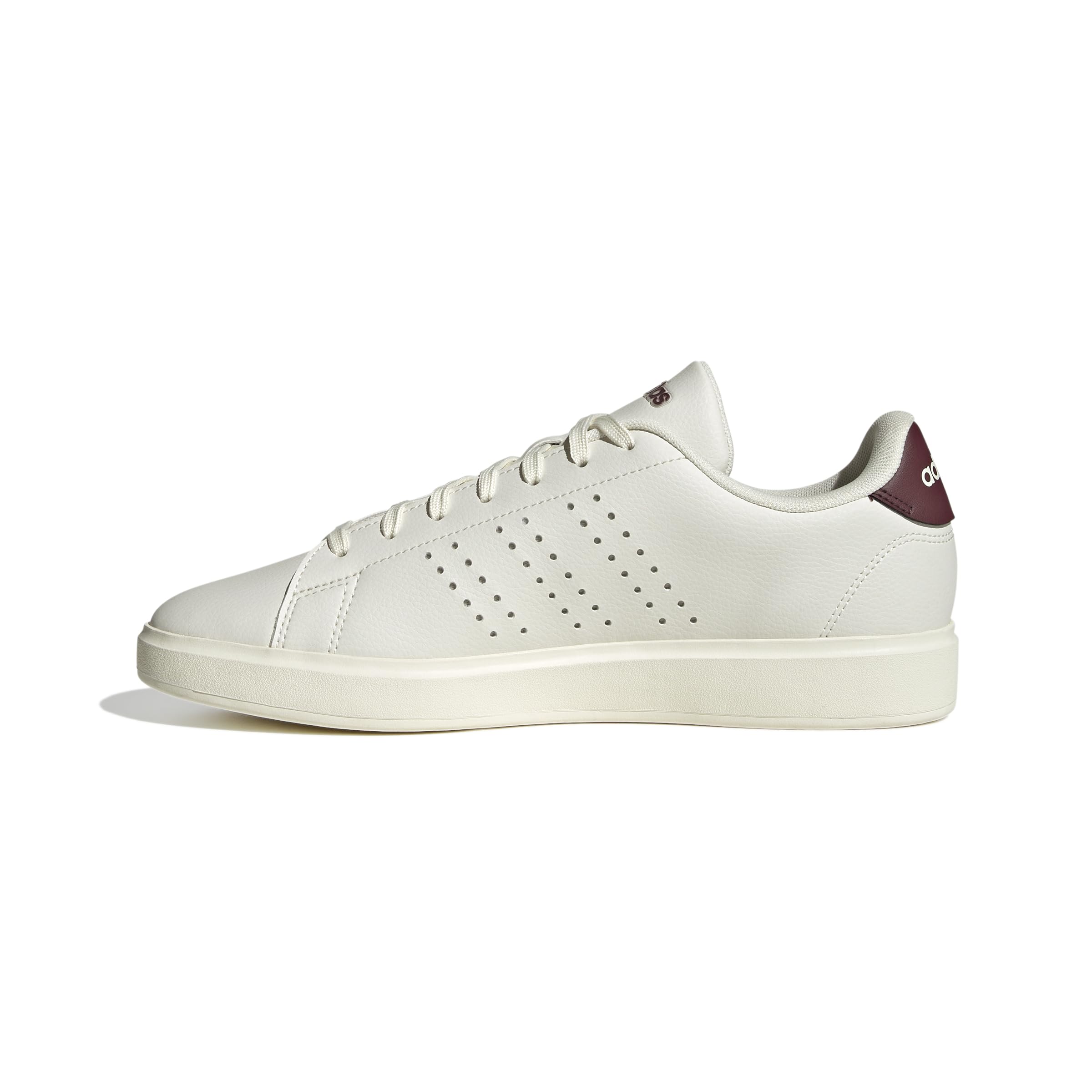 adidas Herren Advantage 2.0 Shoes, Off White/Off White/Aurora Ruby, 44 EU