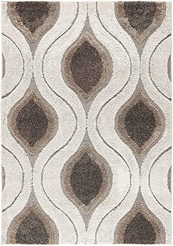 Image of Carpet for Hallway, Kitchen, and Modern Interiors, Cozy Shag Runner for Living Room, Entryway & Office Decor Size 4x6 feet Eye 3D