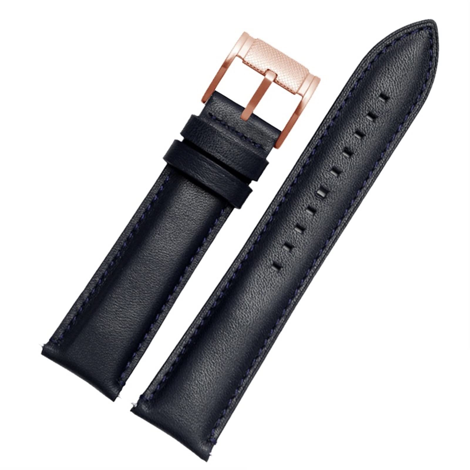 Bracelet vintage en cuir de vache véritable pour Fossil BQ2363/2453 ME3099 3052 3054 FS5380/5453 FS4735 FS4812