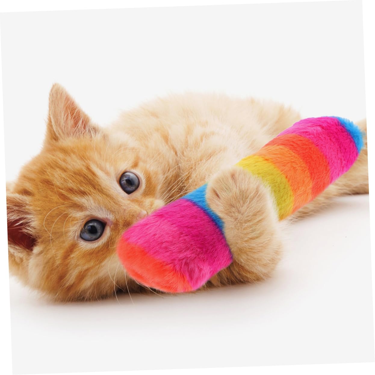 Toddmomy 15pièces Jouets Peluche pour Chats avec Herbe à Chat Coussin Interactif Amusant Et Résistant