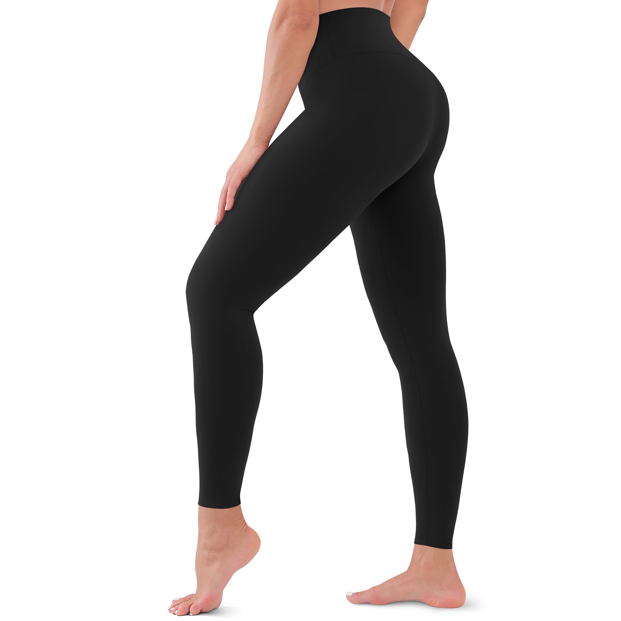 Blisset High Waist Leggings for Women - Opaque, Soft Tummy Control Athletic Pants for Yoga, Running, Workout and Gym