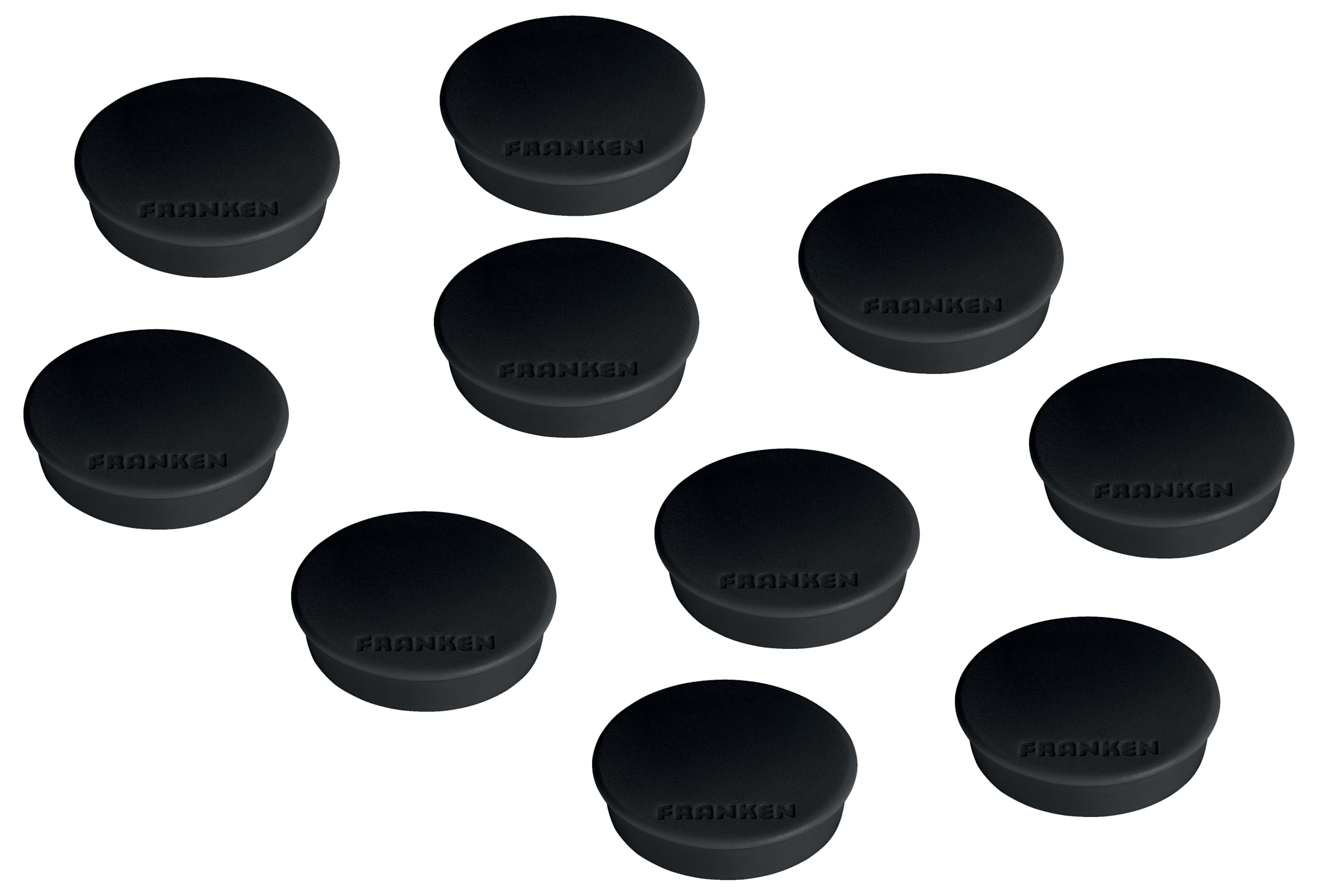 Franken HMS36 10 Magnet 38 mm 2500 g Black (pack of 10)