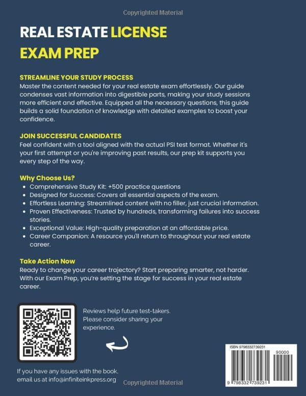 Virginia Real Estate License Exam Prep: Your Complete Study Solution with In-Depth Knowledge, 500 Expertly Explained Questions and Proven Test Strategies - Image 2