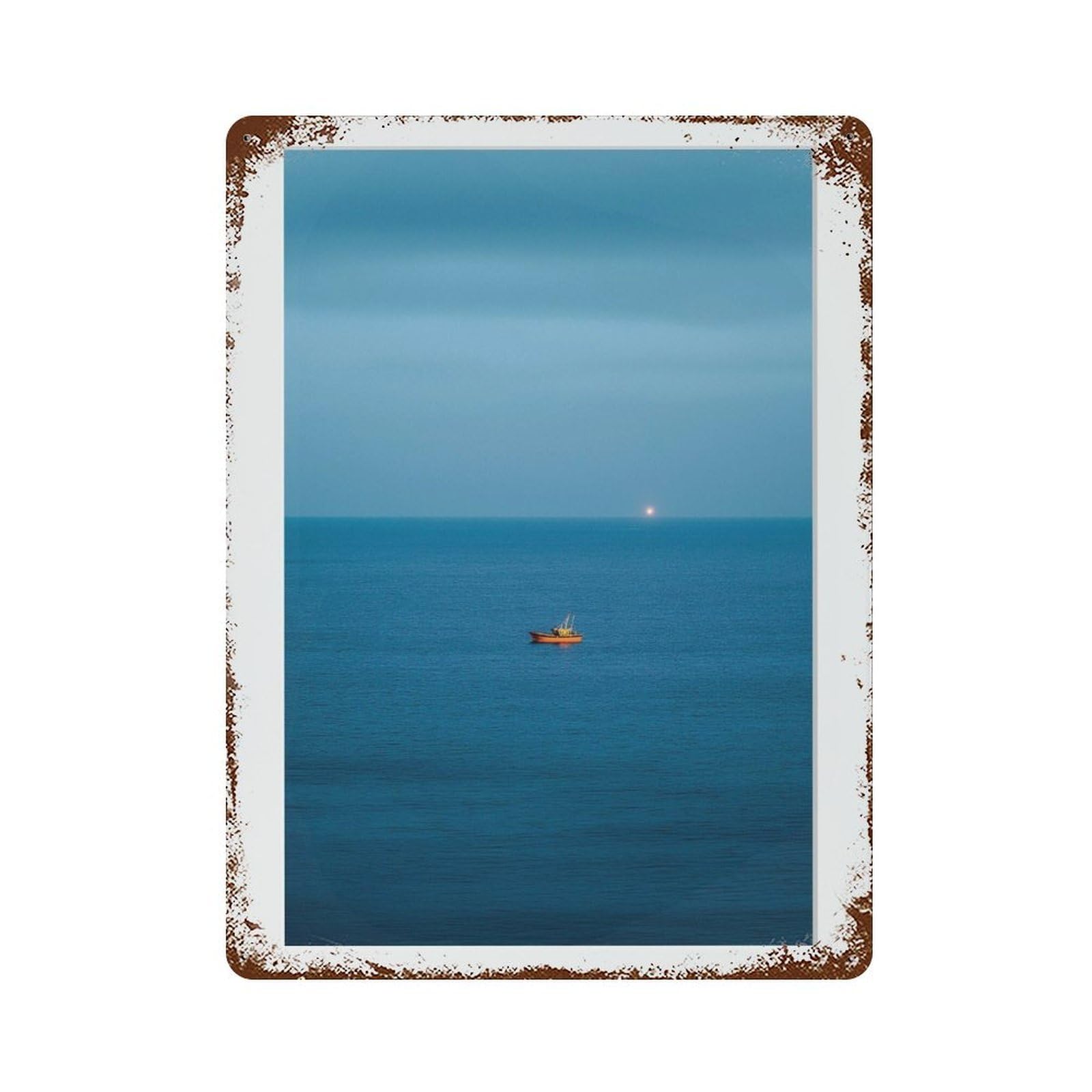 xiaoxiaoshen Ocean S, Photography Wall Decor Art Metal Tin Poster Modern Home Decor Art Home Bar Shop Decorations Vintage Sign 40x30cm
