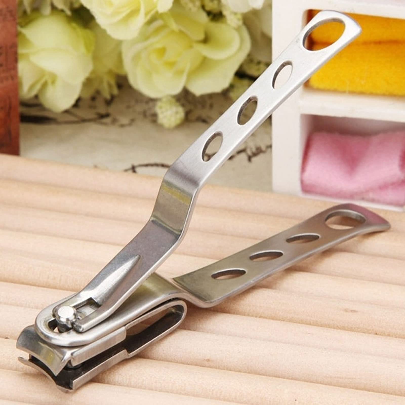 Cortaúñas de Acero Inoxidable con Cabezal de Cuchilla giratoria de 360°, Cortador de uñas, Herramienta de manicura y pedicura, máquina de Corte Profesional