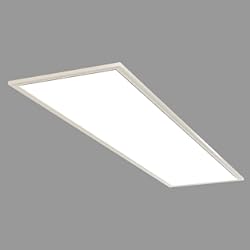 Techos Panelados Briloner Leuchten – Panel de luz de techo, lámpara de techo o salón, 38W, rectangular, blanco neutro 4000 k, 119.5 cm