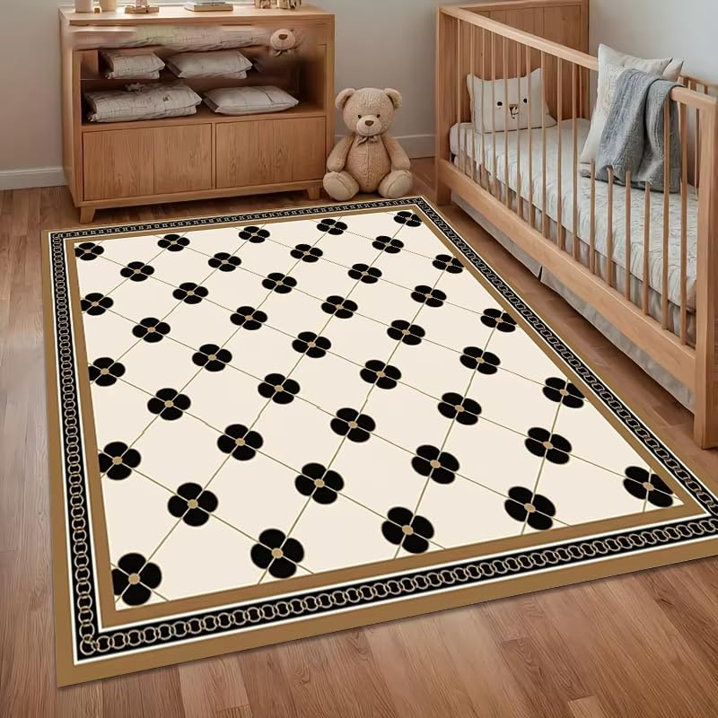 Tapis trèfle antidérapant lavable pour entrée propre et sol sécurisé 40x80