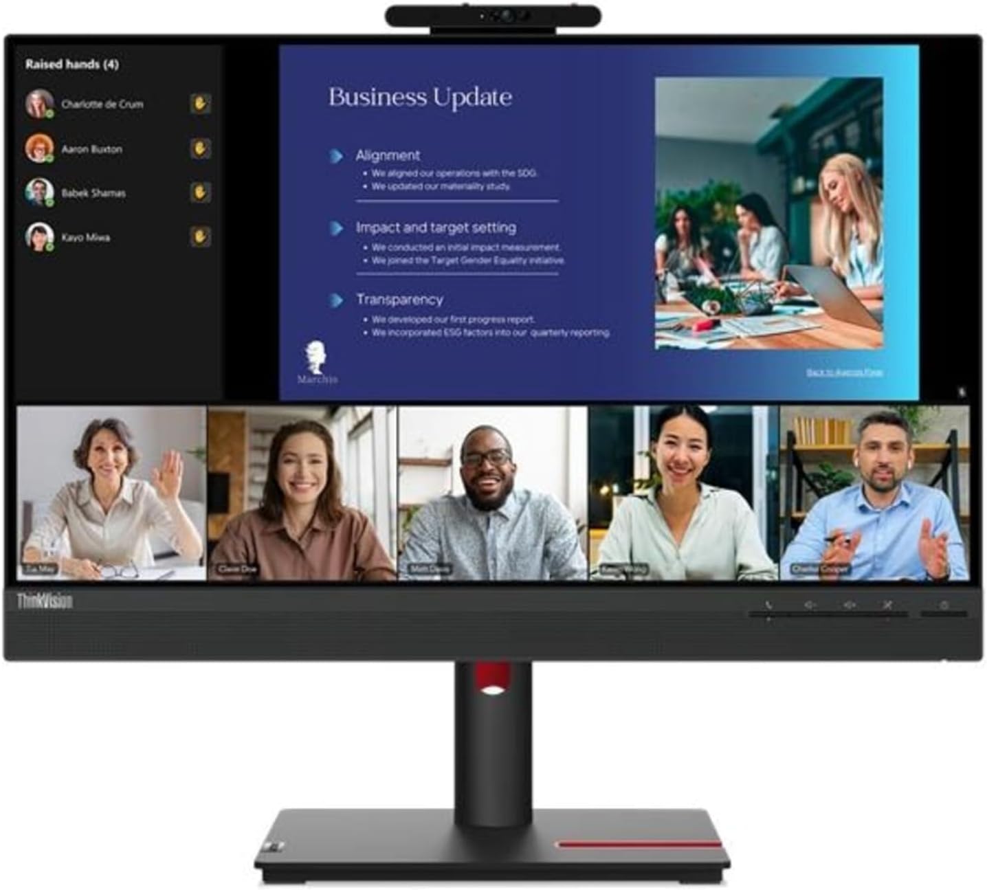 Lenovo L24I-4A de face